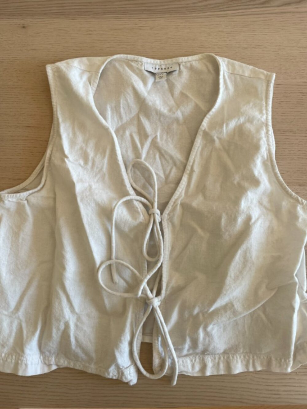 Topshop Linen Top